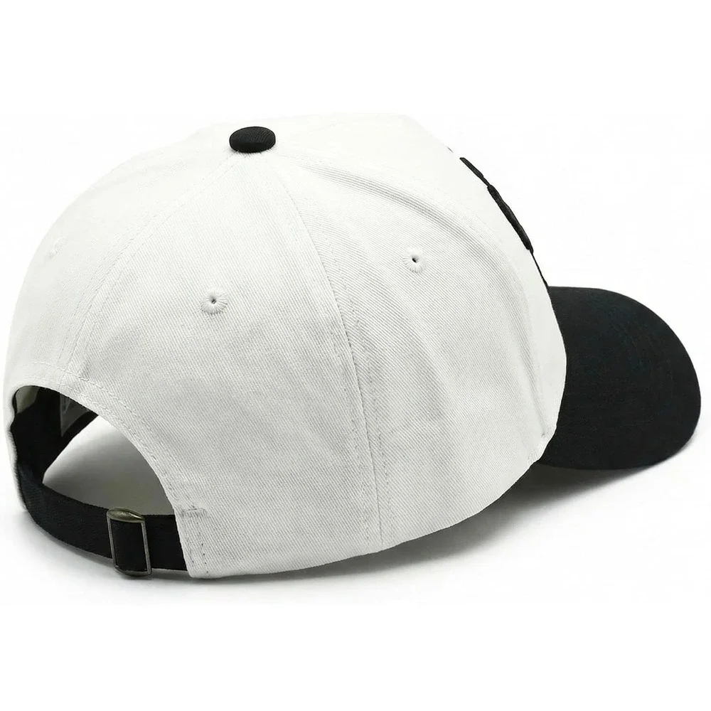 NWT Game Day Two-Tone Baseball Cap Black White Embroidered Sports Hat OS